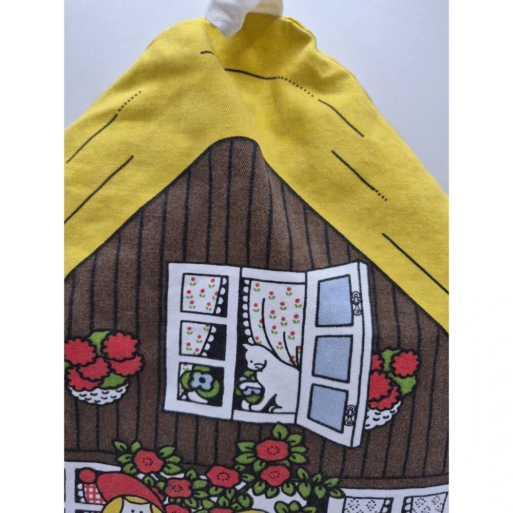 Vtg Pat Albeck Tea Pot Cozy Cover Padded Thatched Roof Cottagecore  Cuckoobird